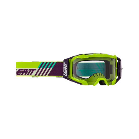 Leatt Goggle Velocity 5.5 Cryztal Lime Purple 75 VLT