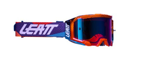 Leatt Goggle Velocity 5.5 Iriz Neon Orange Blue UC 26%